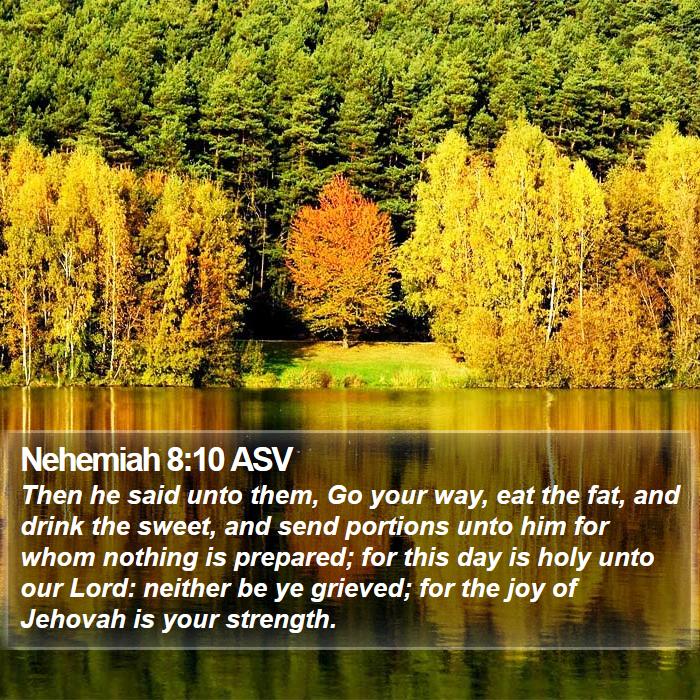 Nehemiah 8:10 ASV Bible Study