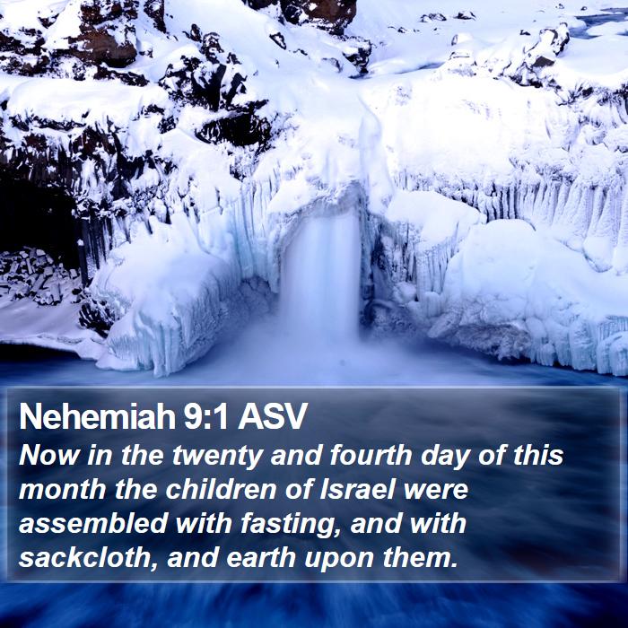 Nehemiah 9:1 ASV Bible Study