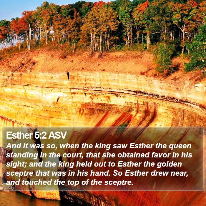 Esther 5:2 ASV Bible Study