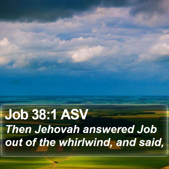 Job 38:1 ASV Bible Study