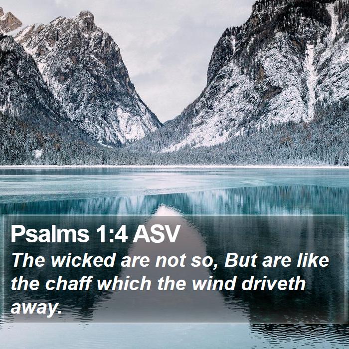 Psalms 1:4 ASV Bible Study