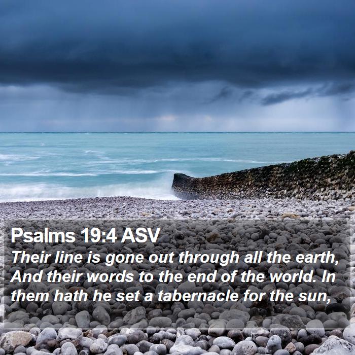 Psalms 19:4 ASV Bible Study