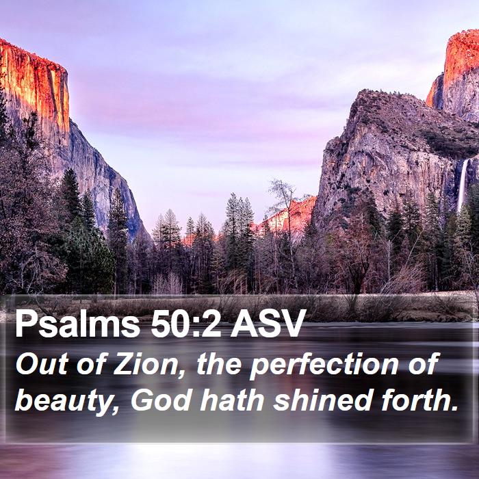 Psalms 50:2 ASV Bible Study