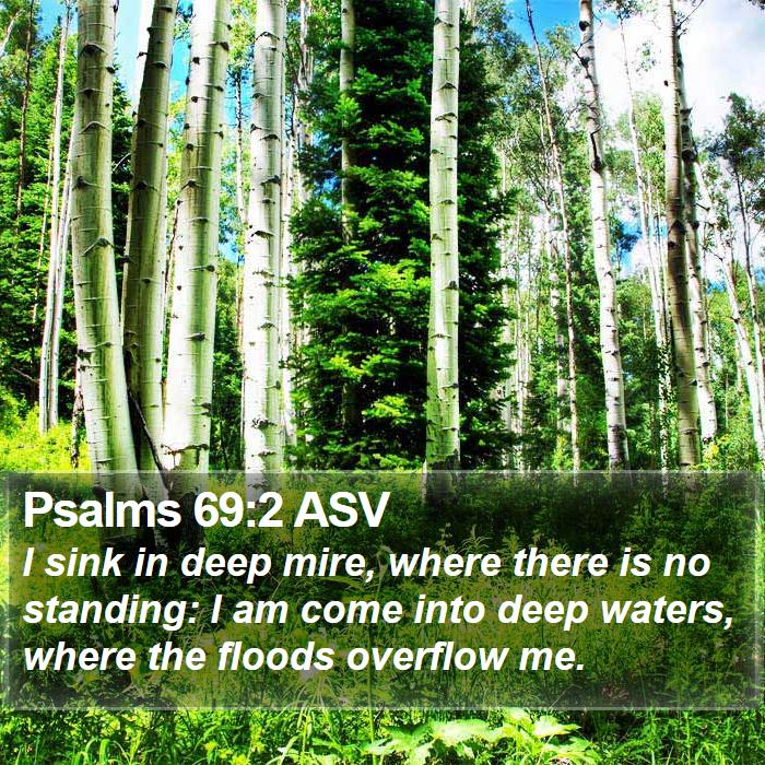 Psalms 69:2 ASV Bible Study