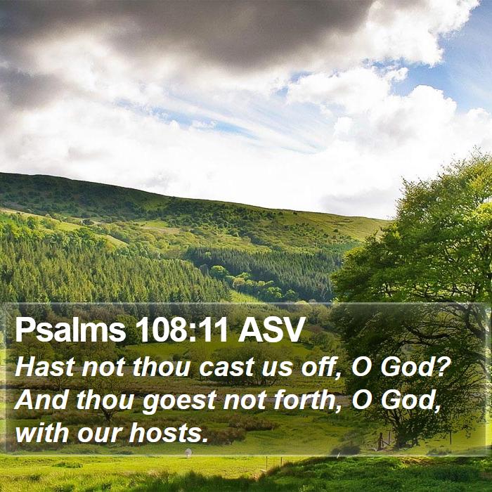 Psalms 108:11 ASV Bible Study