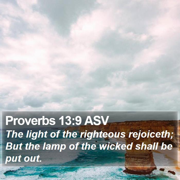 Proverbs 13:9 ASV Bible Study