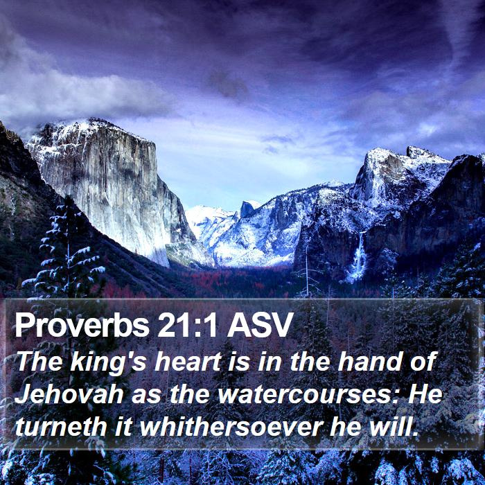 Proverbs 21:1 ASV Bible Study