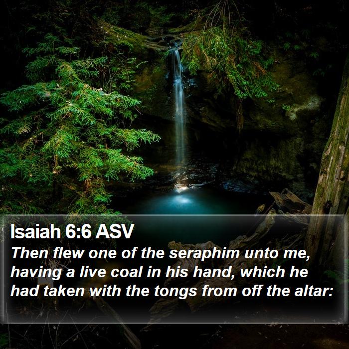 Isaiah 6:6 ASV Bible Study