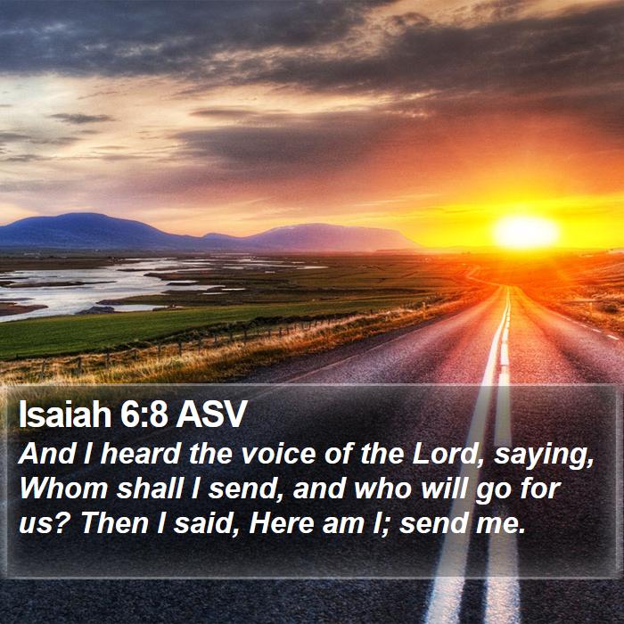 Isaiah 6:8 ASV Bible Study