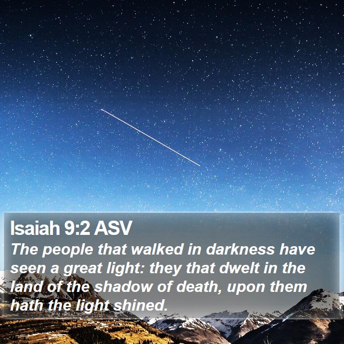 Isaiah 9:2 ASV Bible Study