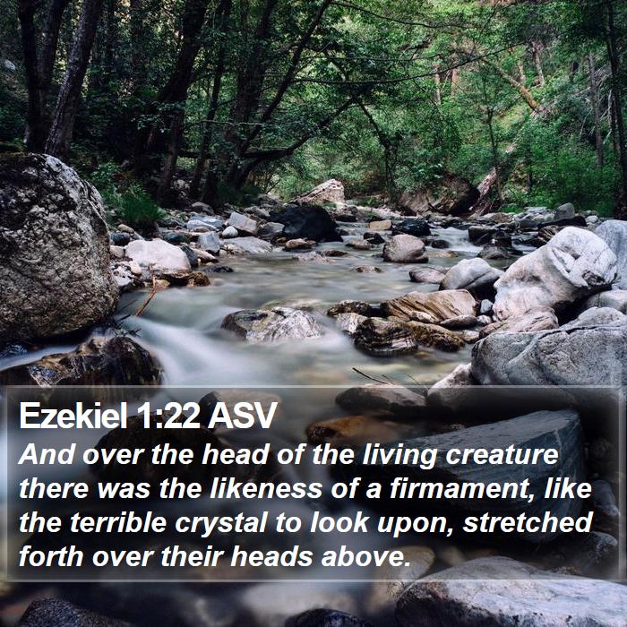 Ezekiel 1:22 ASV Bible Study