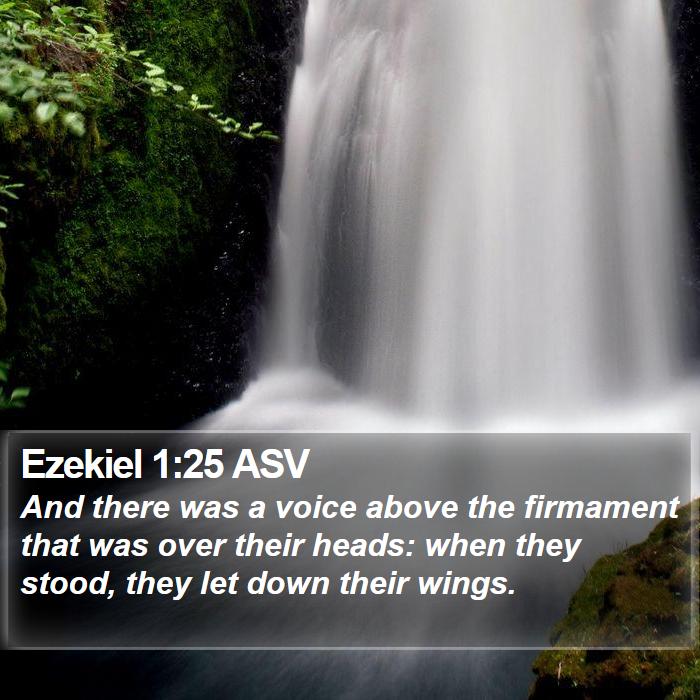 Ezekiel 1:25 ASV Bible Study