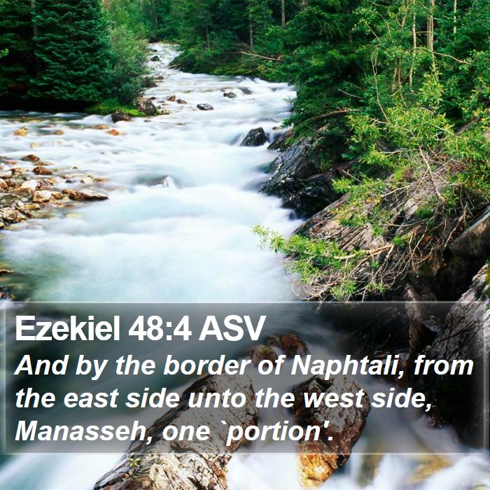 Ezekiel 48:4 ASV Bible Study