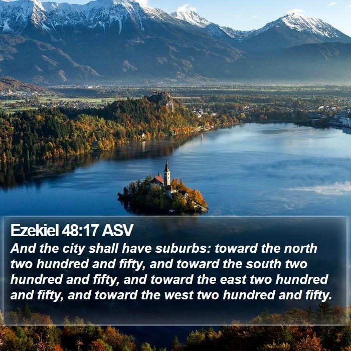 Ezekiel 48:17 ASV Bible Study