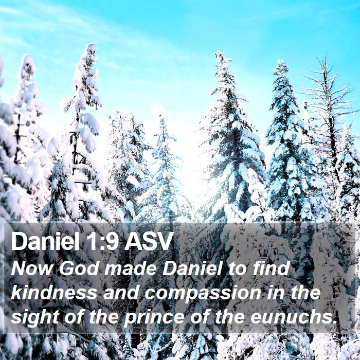 Daniel 1:9 ASV Bible Study