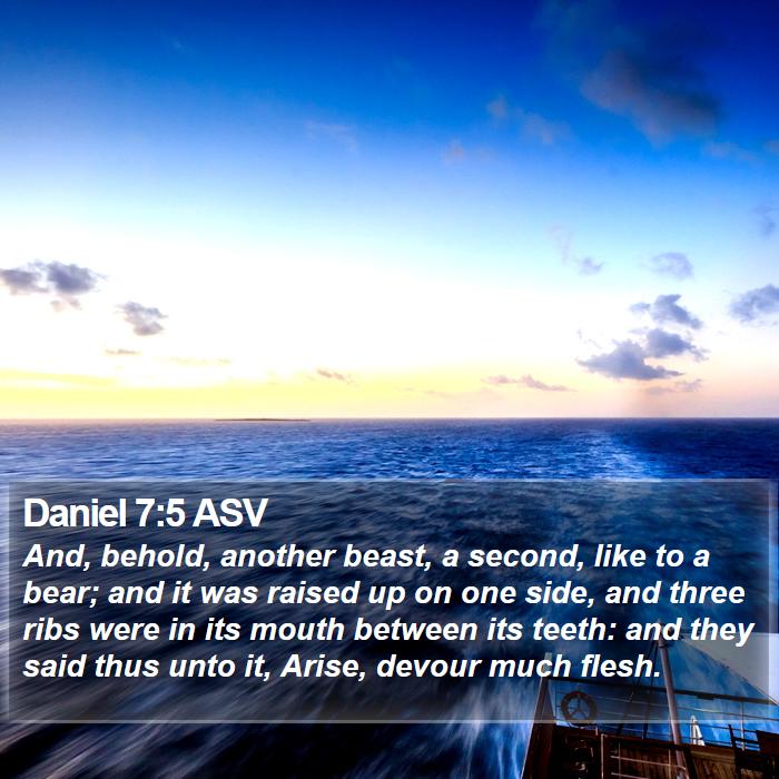 Daniel 7:5 ASV Bible Study