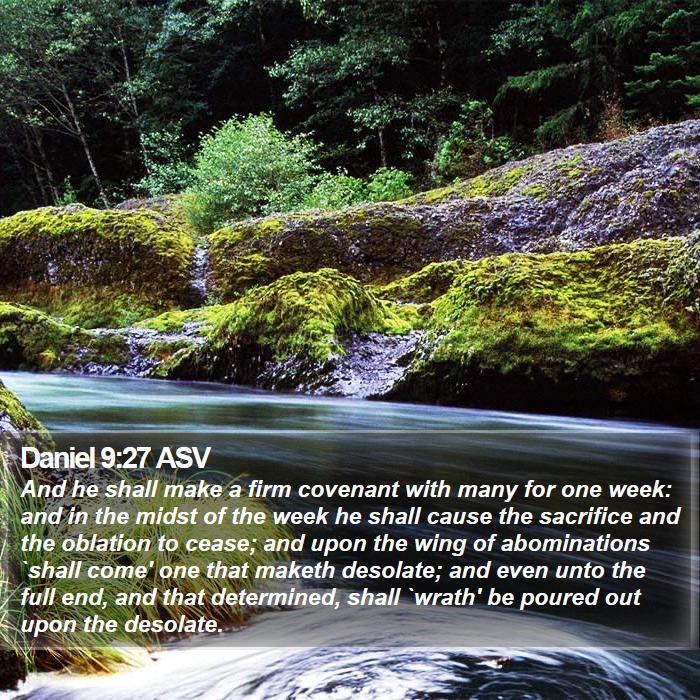 Daniel 9:27 ASV Bible Study