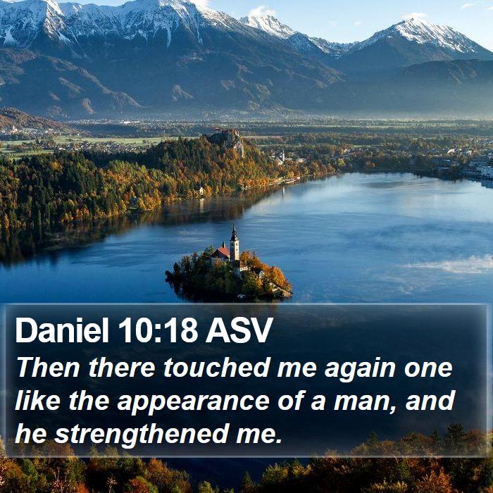 Daniel 10:18 ASV Bible Study