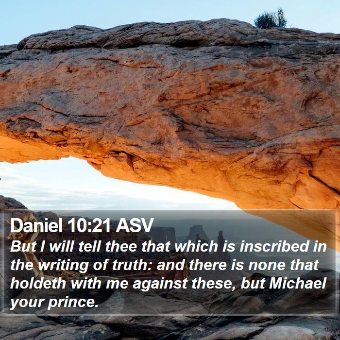 Daniel 10:21 ASV Bible Study