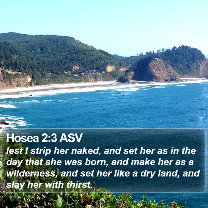 Hosea 2:3 ASV Bible Study