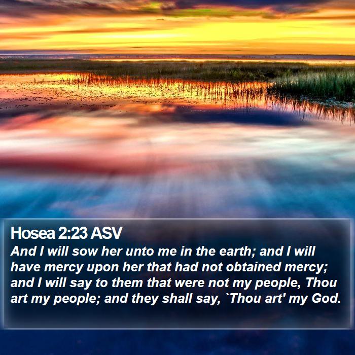 Hosea 2:23 ASV Bible Study