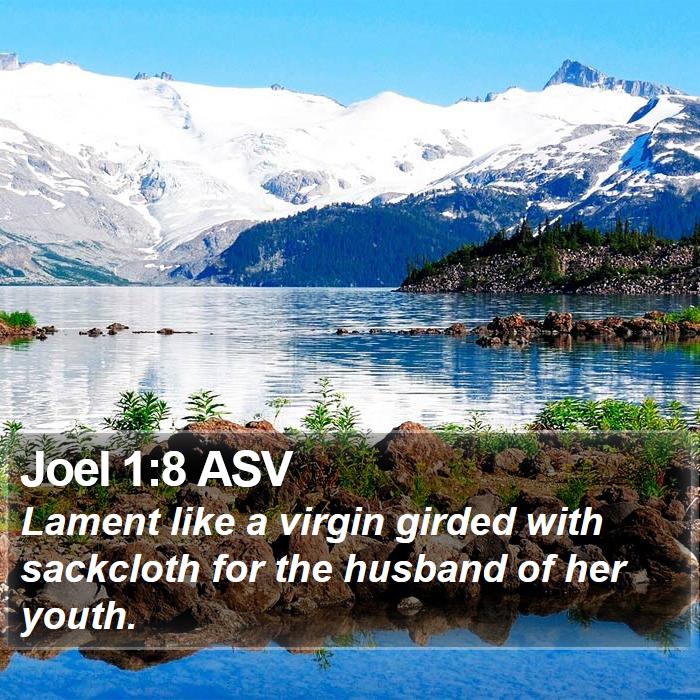 Joel 1:8 ASV Bible Study