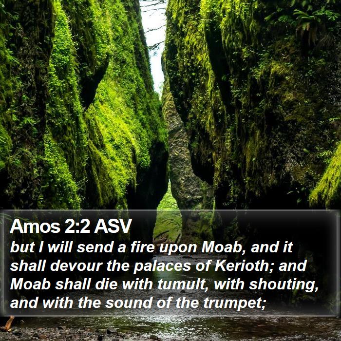 Amos 2:2 ASV Bible Study