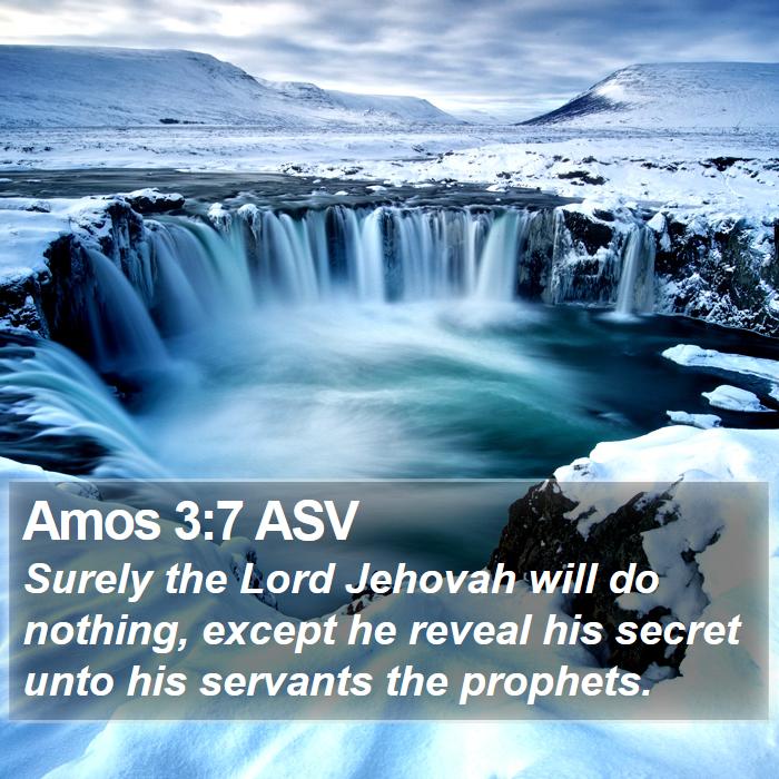 Amos 3:7 ASV Bible Study