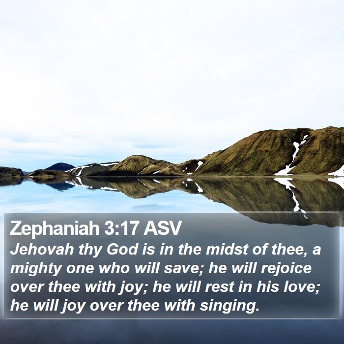 Zephaniah 3:17 ASV Bible Study