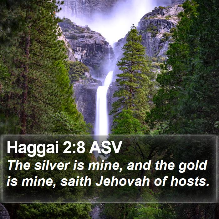 Haggai 2:8 ASV Bible Study