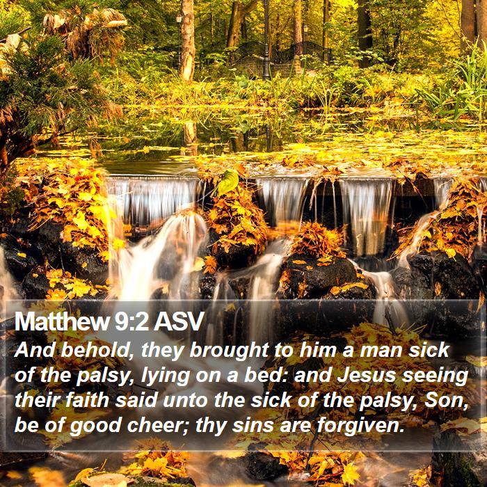 Matthew 9:2 ASV Bible Study