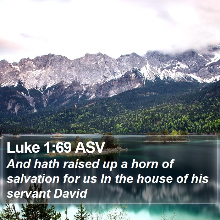 Luke 1:69 ASV Bible Study