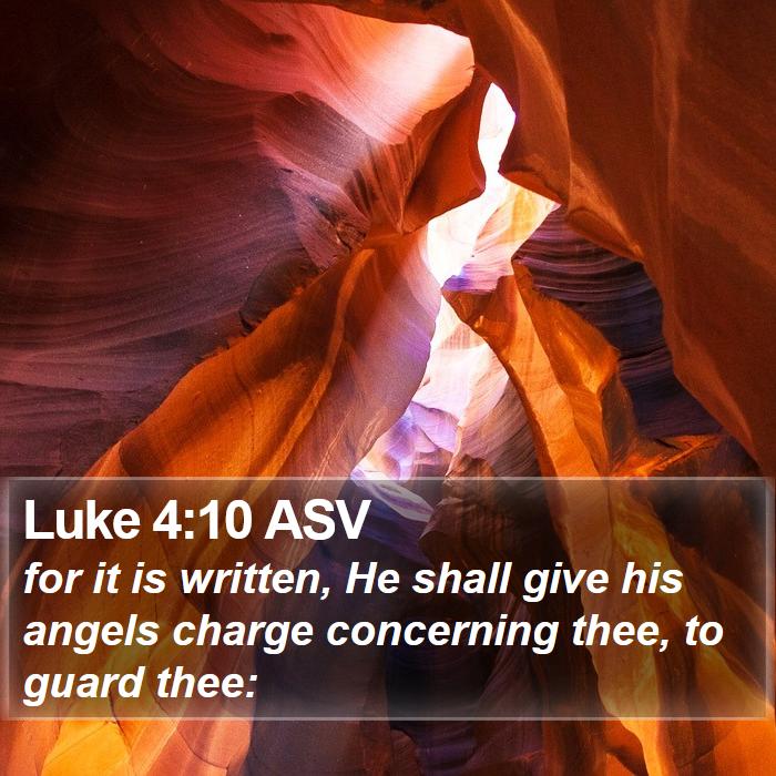 Luke 4:10 ASV Bible Study