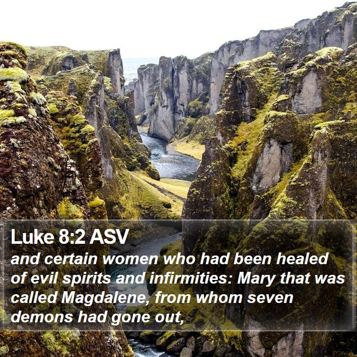 Luke 8:2 ASV Bible Study