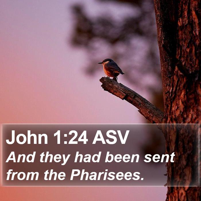 John 1:24 ASV Bible Study