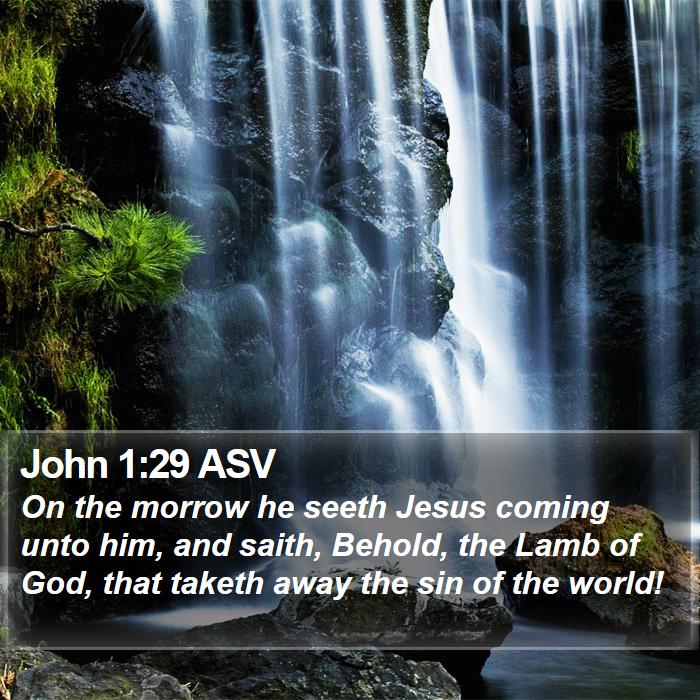 John 1:29 ASV Bible Study