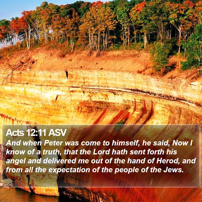 Acts 12:11 ASV Bible Study