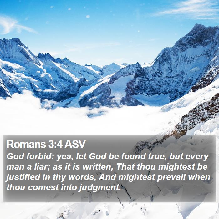 Romans 3:4 ASV Bible Study