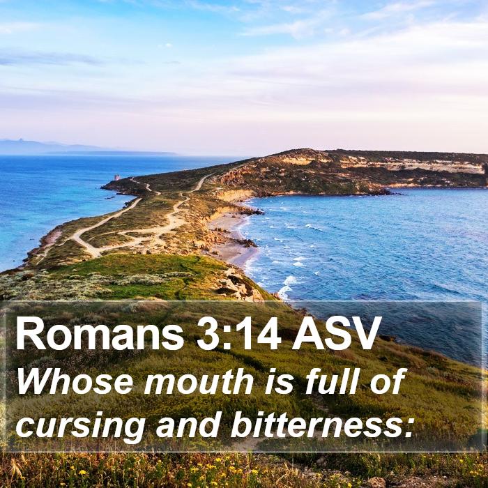 Romans 3:14 ASV Bible Study