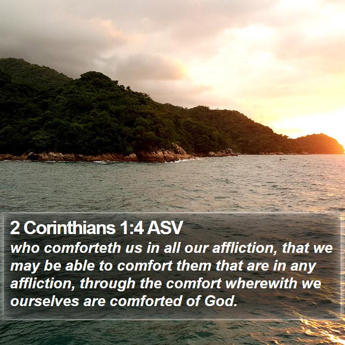 2 Corinthians 1:4 ASV Bible Study