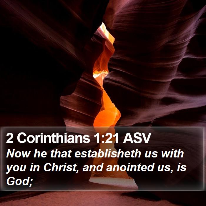 2 Corinthians 1:21 ASV Bible Study