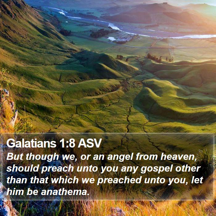 Galatians 1:8 ASV Bible Study