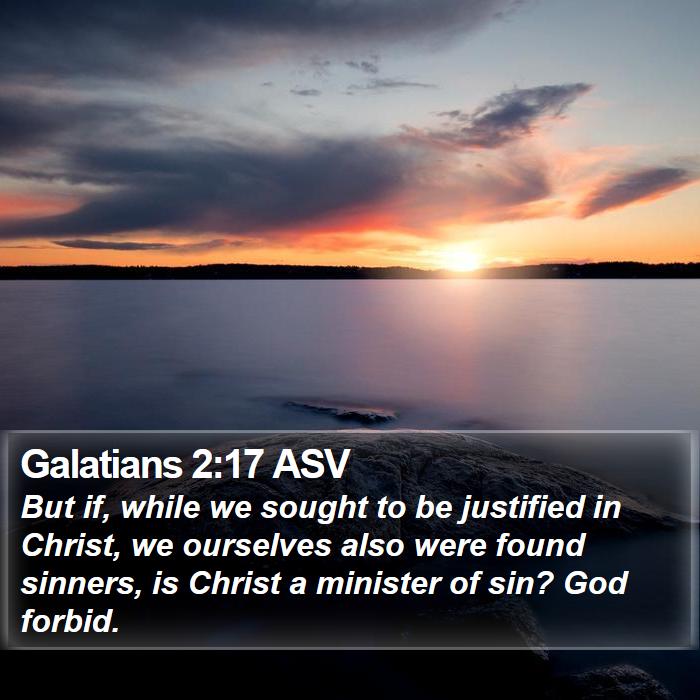 Galatians 2:17 ASV Bible Study