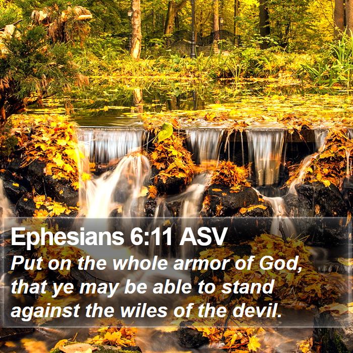 Ephesians 6:11 ASV Bible Study