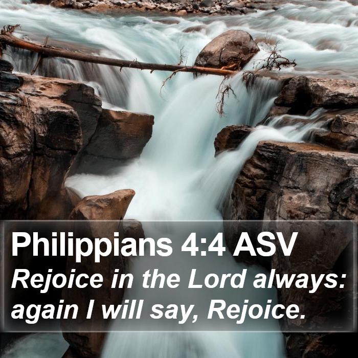 Philippians 4:4 ASV Bible Study