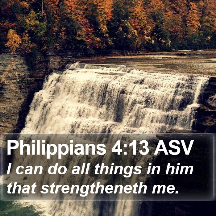 Philippians 4:13 ASV Bible Study