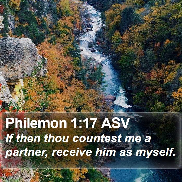 Philemon 1:17 ASV Bible Study