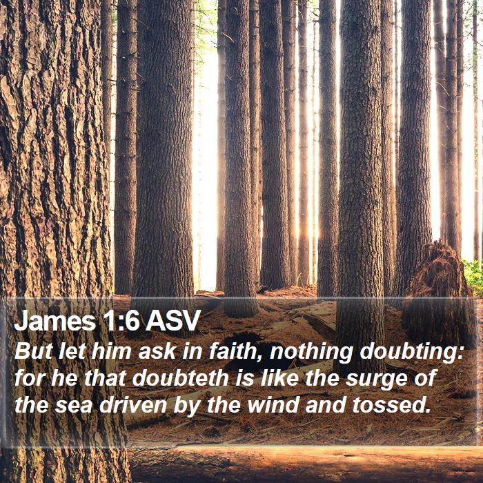 James 1:6 ASV Bible Study