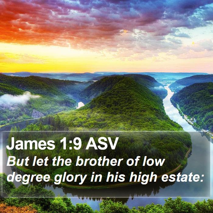 James 1:9 ASV Bible Study