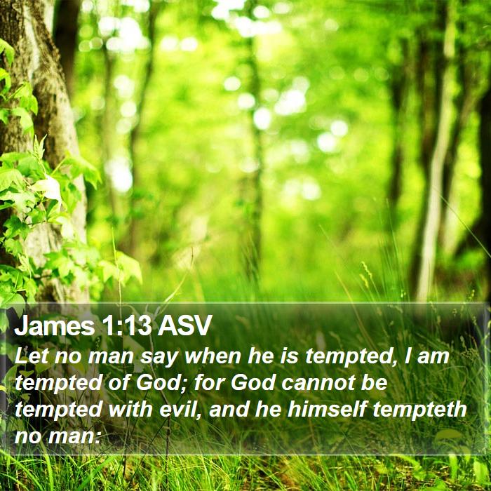 James 1:13 ASV Bible Study